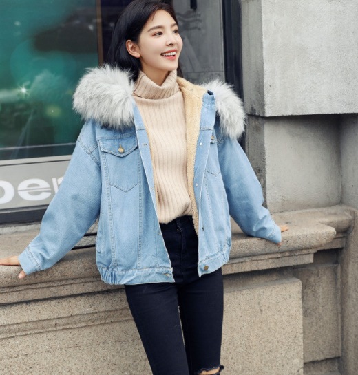 【送料無料】レディース 大ヒット ウール フォックスファー 取り外し可能 フード 大人可愛い