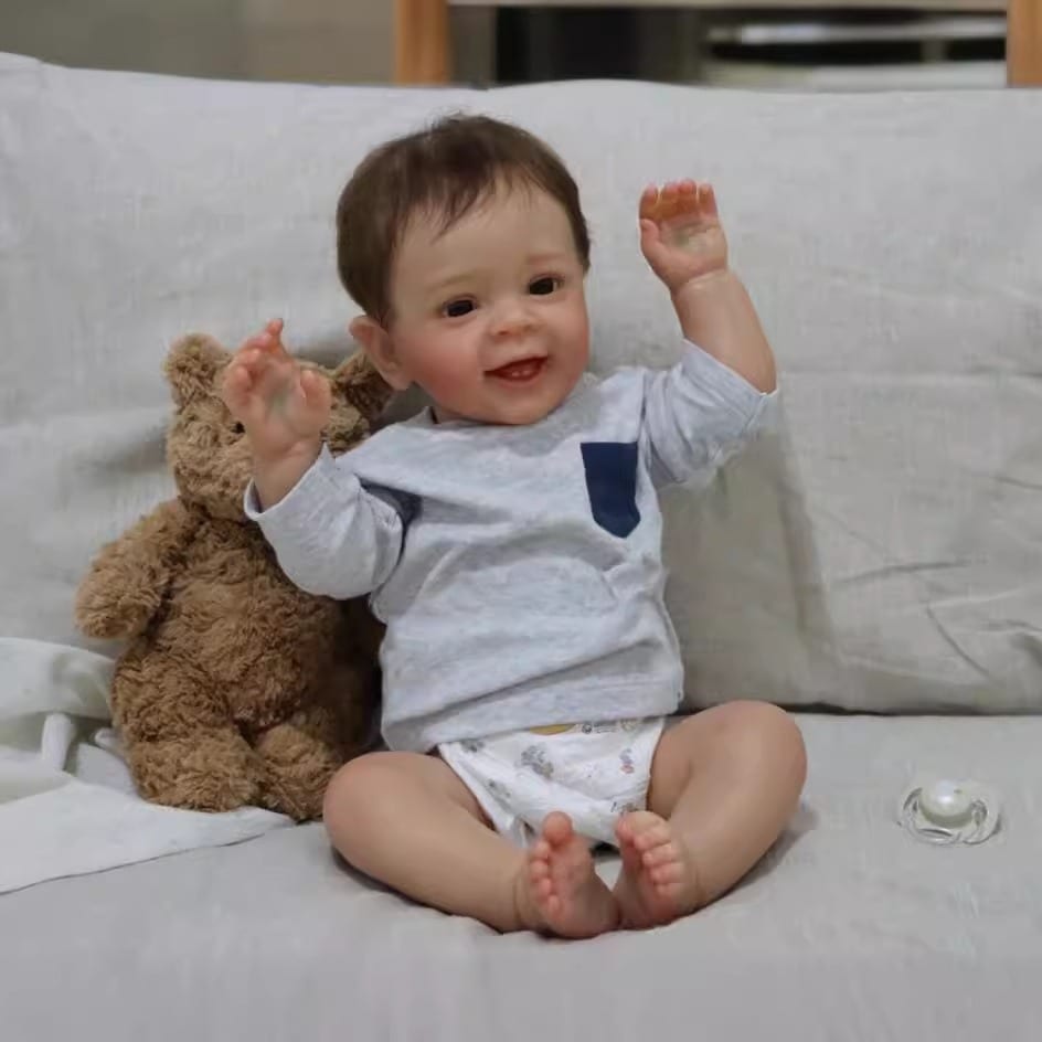 植毛リボーンドール 19インチ シミュレーションベビードール