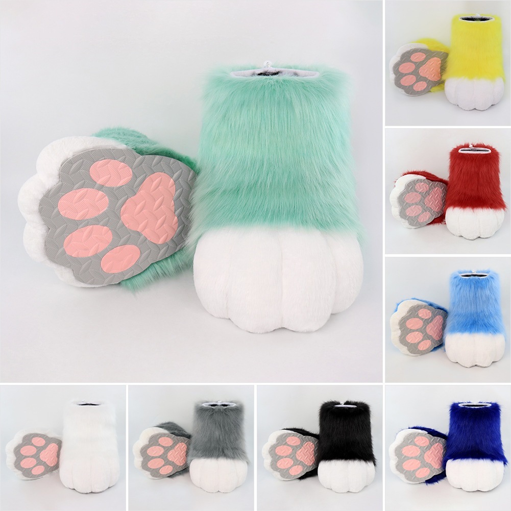 獣装fursuit福瑞獣足靴屋外獣足漫展二次元cos完成品