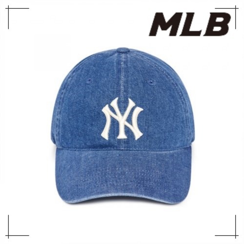 MLB公式正規品 キャップ Denim Unstruck Ball Cap NY (Indigo)