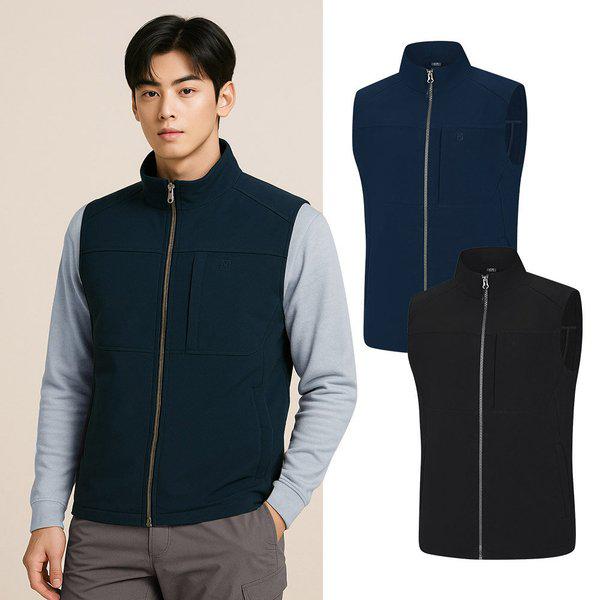 男性秋の基本ゴルフベストKSC077VV2M