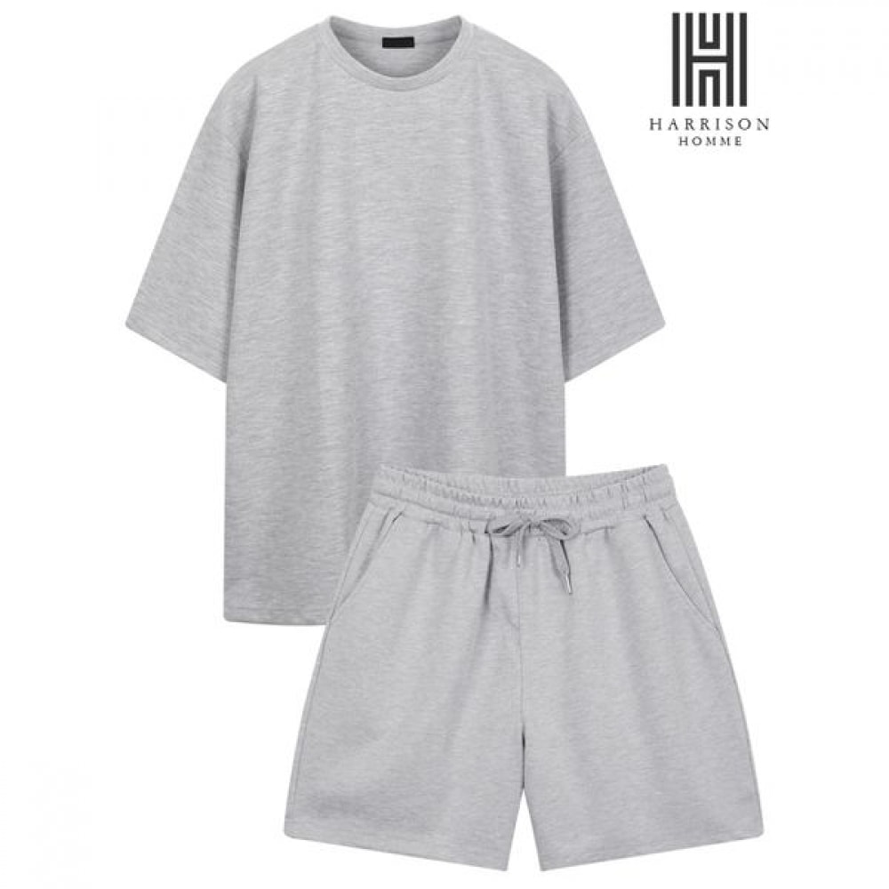 [ハリソン] ダブルサイドオーバーフィット半袖Tシャツ+トレーニングベーシックショーツHDEC1014 5,288円