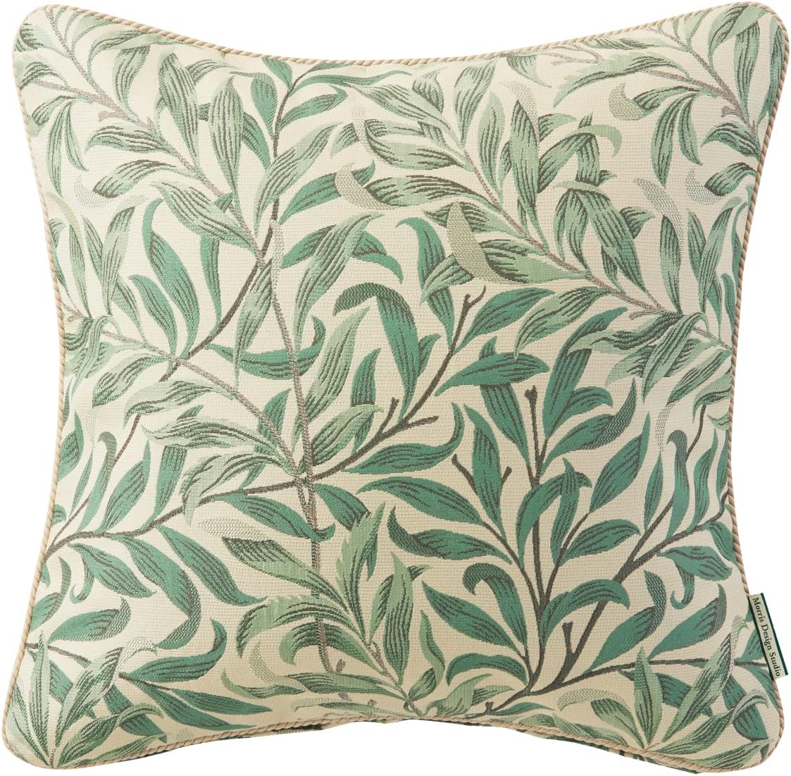 モリスデザインスタジオ クッションカバー ウィローボウ グリーン 45×45cm LL1716A 日本製