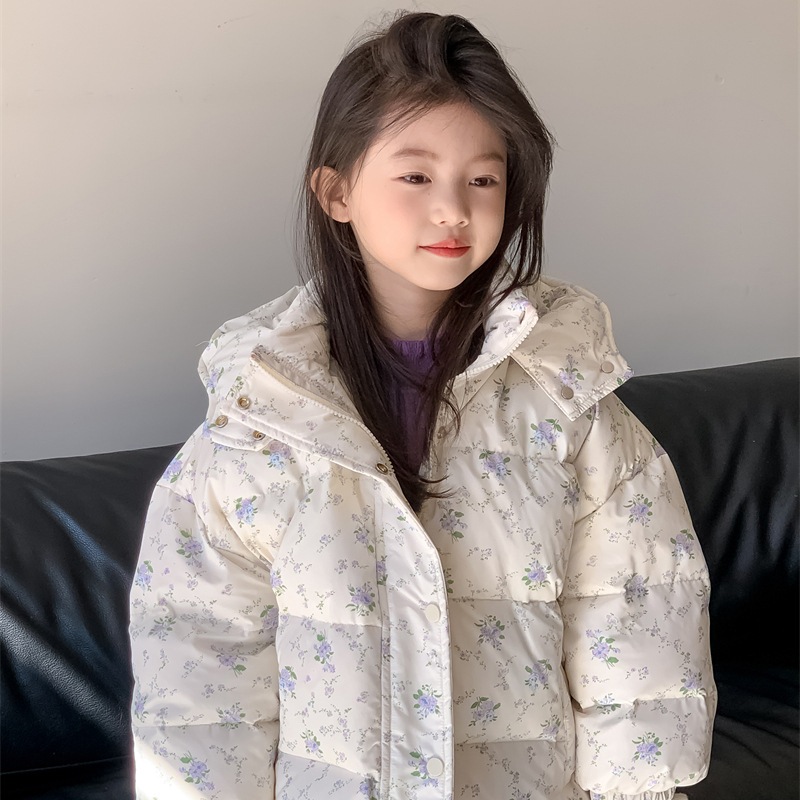 子供服子供用小花ダウンジャケット2