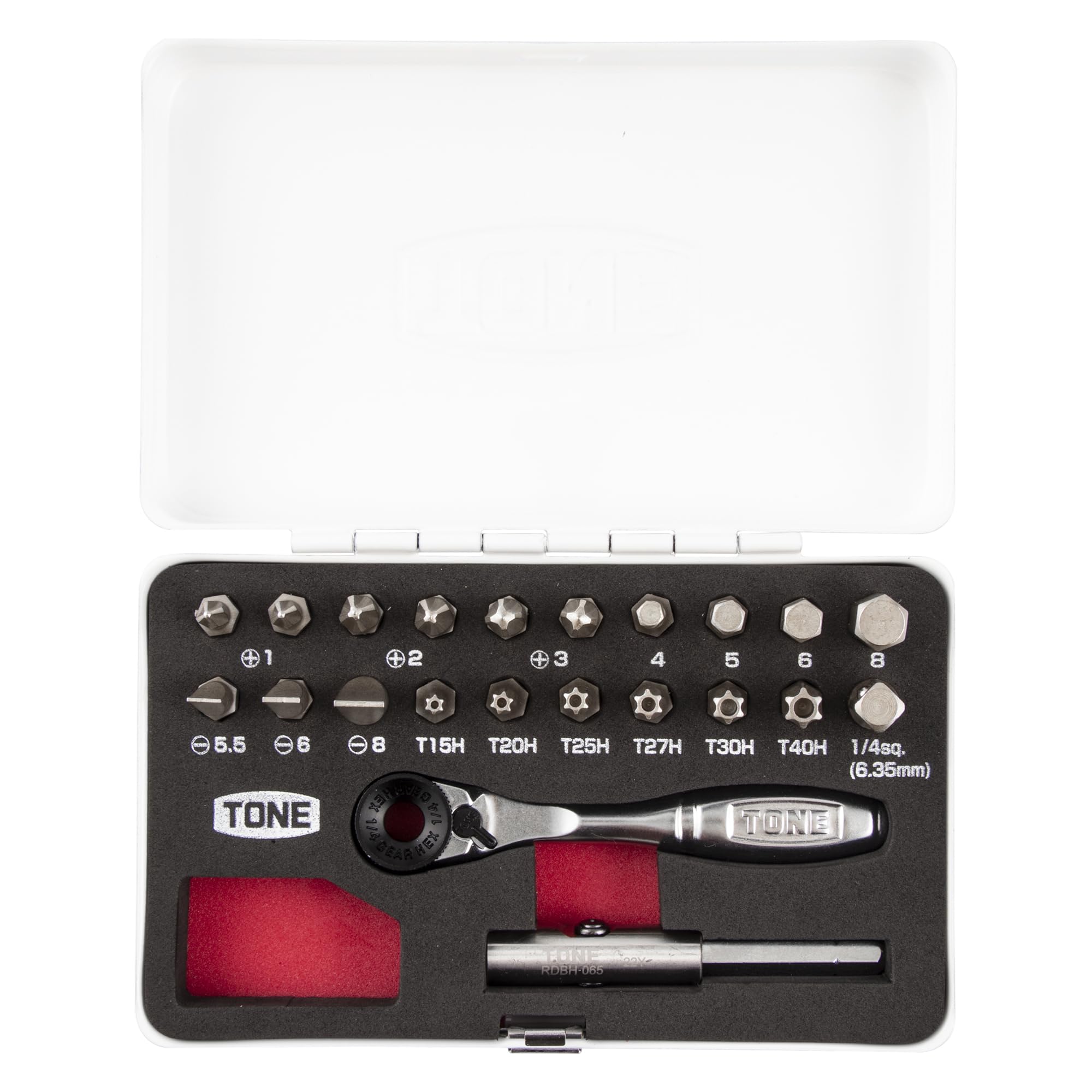 トネ(TONE) ビットラチェットセット BRS20MW ビット差込