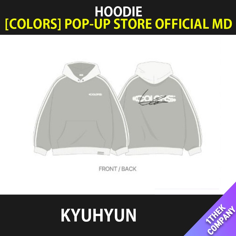 [購入金額特典]（HOODIE）KYUHYUN) The 1st Album [COLORS] POP-UP STORE OFFICIAL MD
