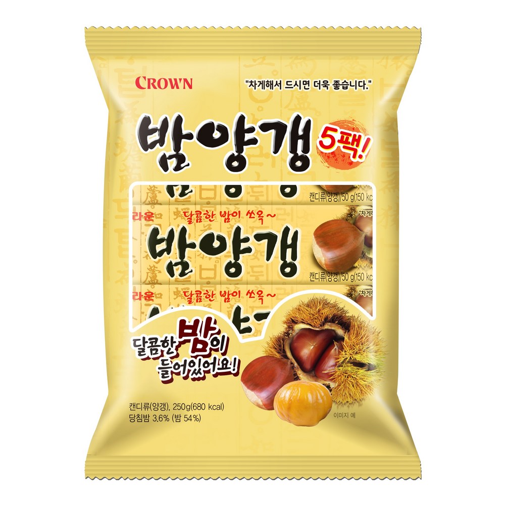 [韓国食品]夜陽坑5p50g5個 밤양갱