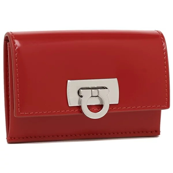 カードケース ワンダ レッド レディース Salvatore Ferragamo 220435 RED