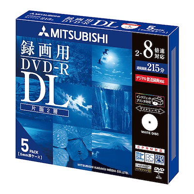 他サイト： 片面2層 DVD-R 8倍速 5枚入り VHR21HDSP5の商品画像