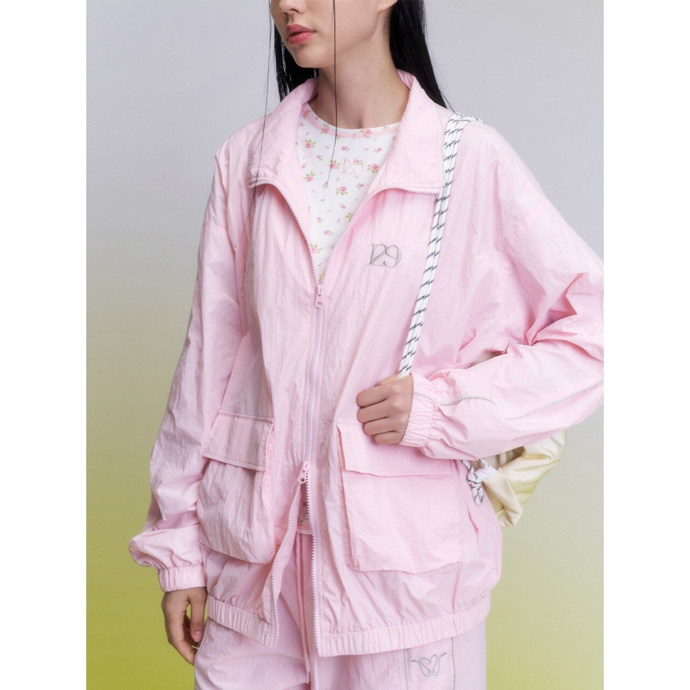 イリゴ 129 パイピングナイロントラックジャケット 2 カラー