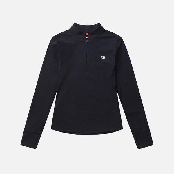 [] 女性 ピュア ソフト フレックス 長袖 Tシャツ W243002TTL92BLK