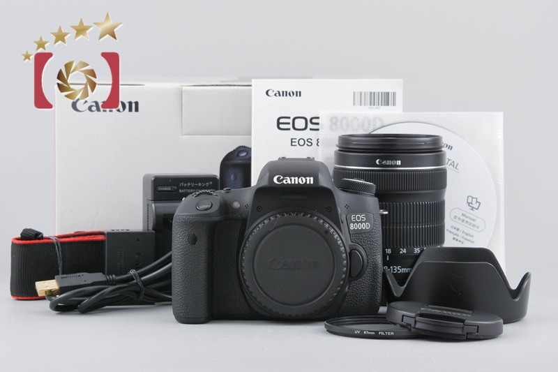 EOS 8000D EF-S 18-135 IS STM レンズキット 元箱付き