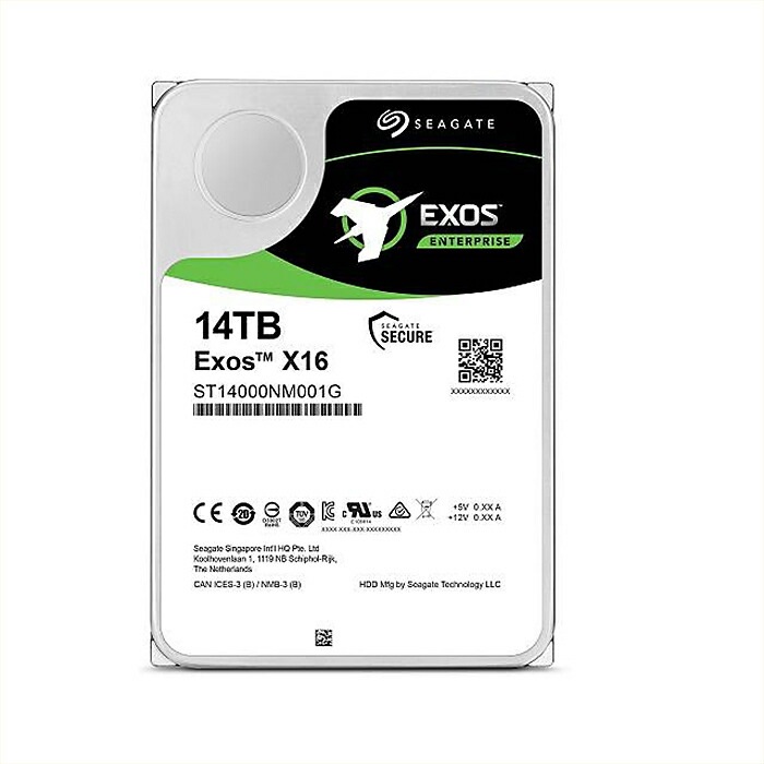 Exos X16 HDD 3.5インチ 14TB SATA ST14000NM001G リファブ品