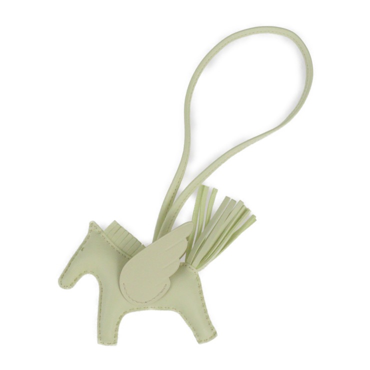 新品未使用展示品 HERMES エルメス その他小物 - ロデオPM ペガサス アニョーミロ ジョーヌミルトン バッグチャーム ホース 馬 W刻印 2024年春夏新色 本物保証 中古