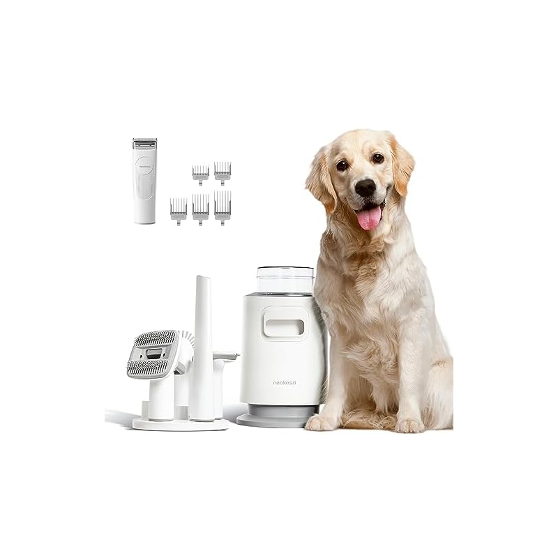 【新登場】Neakasa P0 Proペット用バリカン ブラッシング＆カットしながら毛を吸引 強力吸引＆静音 5in1多機能ペット用掃除機 収納スタンド付き 抜け毛対策 ペット用品
