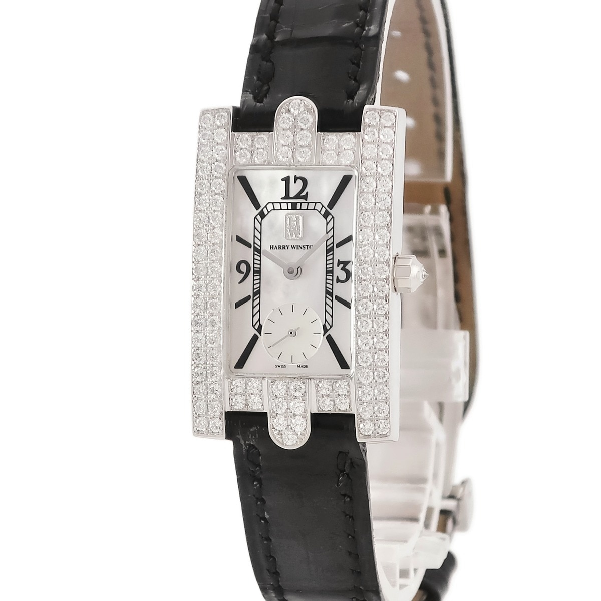 アヴェニュー 310LQW クオーツ レディース K18WG無垢 ホワイトゴールド 純正ダイヤ クォーツ 3年保証