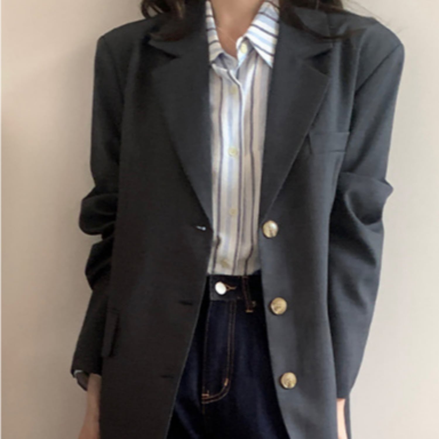 韓国デザイン秋物新作ベーシックスタイルジャケット