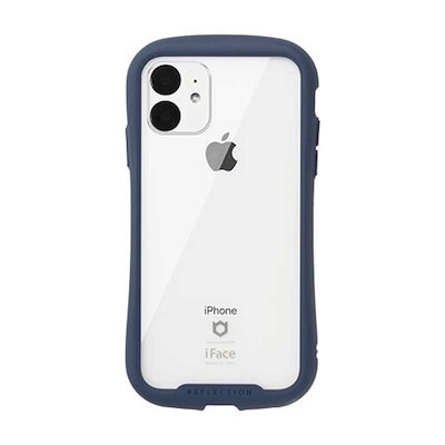 他サイト： HAMEE　iPhone 11 6.1インチ iFace Reflection強化ガラスクリアケース　41-907375 ネイビｰの商品画像