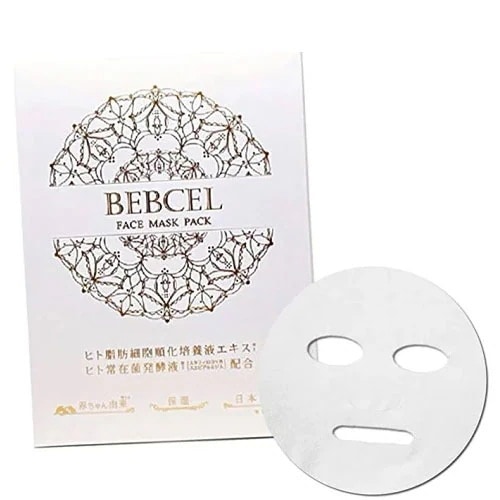 ベビセル フェイスマスクパック 25ml×10枚 ( BEBCEL 正規品 美容液 人気 エステ 美容専売 ヒト幹細胞 赤ちゃん由来 培養液 ハリ 透明感 キメ スキンケア 保湿 父