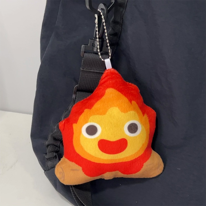 ハウルの動く城 カルシファー ぬいぐるみ 4個セット タグ付き ハウルの動く城 カルシファー ぬいぐるみ マスコット お手玉 4