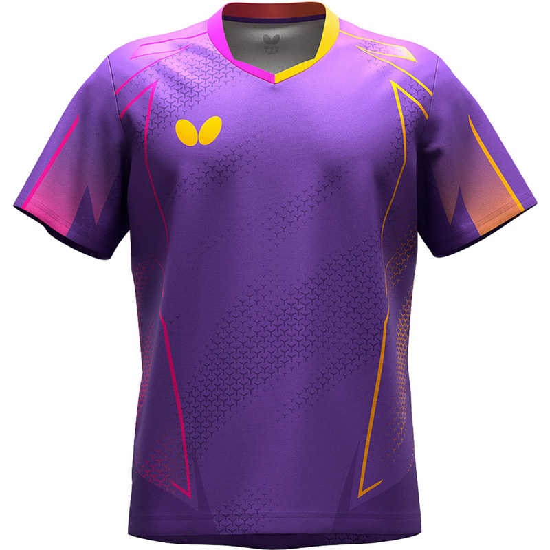 バタフライ　卓球用品 Butterfly ユニセックス ネイサス・シャツ パープル L　47180