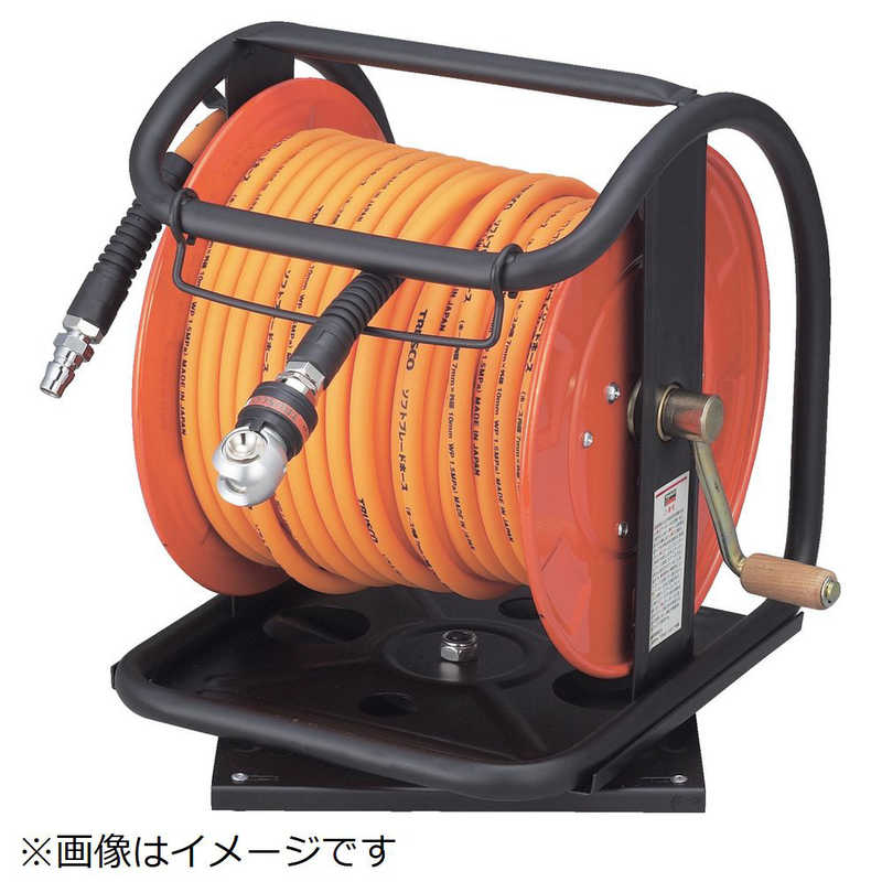 トラスコ中山　C型エアーリール スィングカップリング付 7X10mm 20m巻　TAC720N