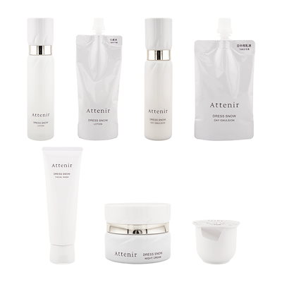アテニア／ドレススノー 化粧水、乳液、クリーム ３点セット 楽天市場】ドレススノー 化粧水・日中用乳液・夜用クリーム