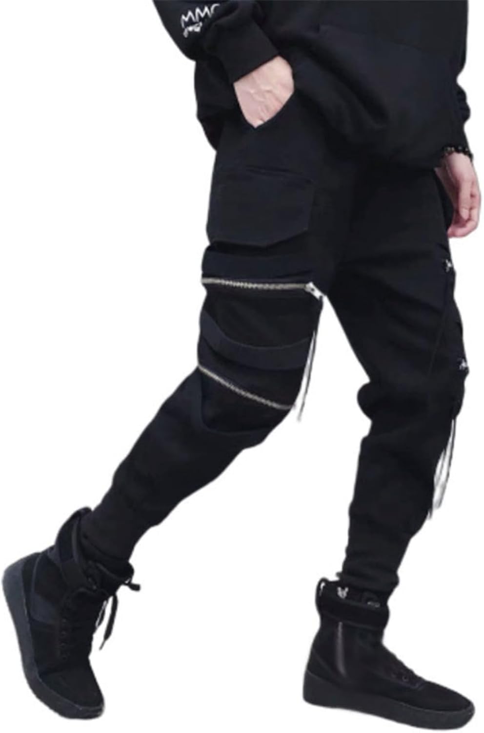 カーゴパンツ 作業パンツ メンズ ヒップホップ ロングパンツ ジップ コットン マルチポケット ストレートパンツ ズボン 軽量 ファッション 男性用 旅行 オリジナル ストリート系 お兄系 原宿 春夏