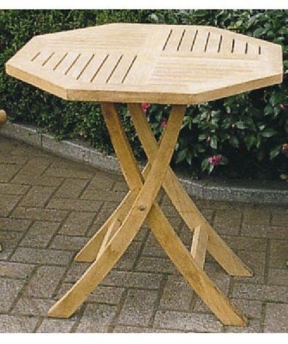 ジャービス商事　ガーデンテーブル　天然木無垢材　折り畳みテーブル　20869　木製