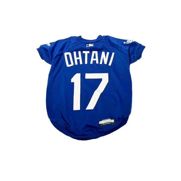 MLB公認 ドジャース 大谷モデル Tシャツ ブルー L ユニフォーム 野球 ペット用