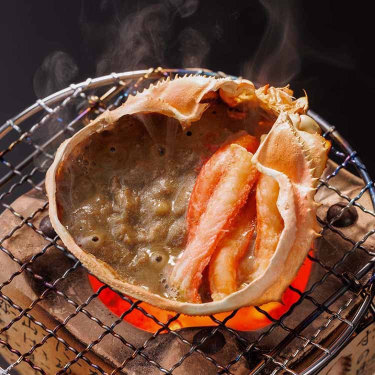 【人気商品】 かに パーティ 記念日 時短 豪華 寿司 高級 かにみそ甲羅盛り6個 (代引不可) (TD)