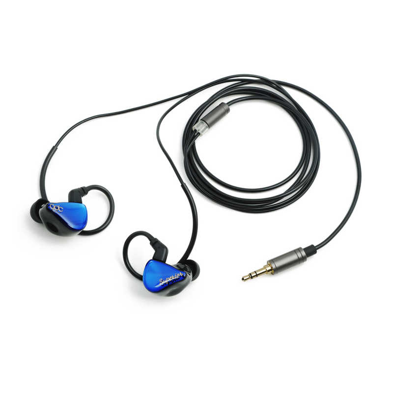 QDC　シングルダイナミックIEM SUPERIOR Azure Blue ［φ3.5mm ミニプラグ］ アズール ブルー　QDC-SUPERIOR-BL