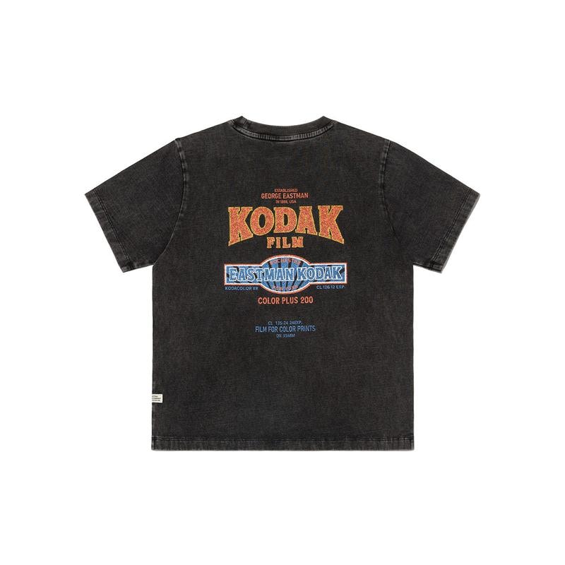 [公式]スノーウォッシンググラフィック半袖Tシャツ ウーマン BLACK