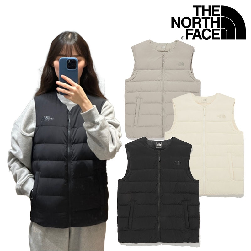NV1DQ53 MS LYSE RDS DOWN VEST ベスト チョッキ キルティング 温かい ライト ダウン ボタン 軽量 軽い 重ね着 レディース メンズ 暖か 新作 2024 かわいい