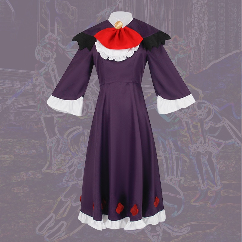 マジックガールコスコスコスメットアカミ炎魔女の夜のリターンコスプレドレスアニメロールコスメット
