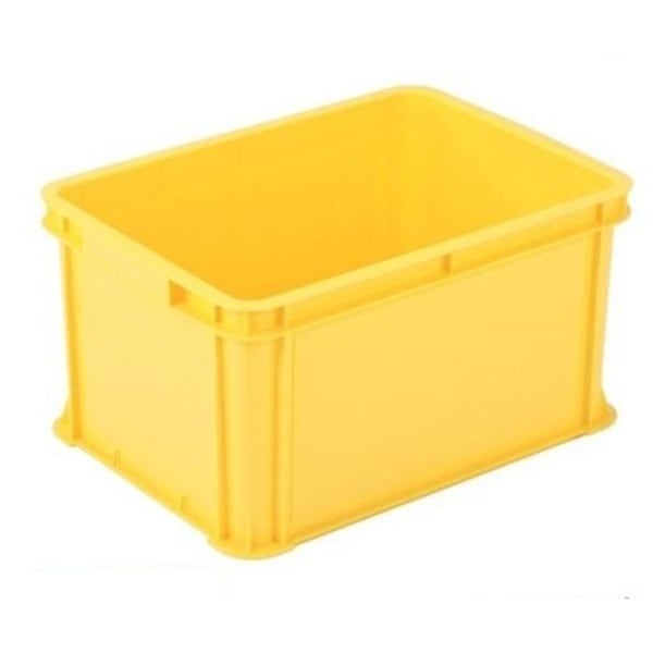 (3個セット) RBコンテナー/コンテナボックス (51L イエロー) RB-54 岐阜プラスチック工業
