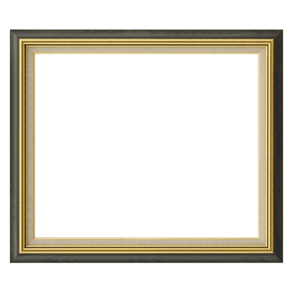 日本製 油絵額縁 フレーム F30号 グリーン 壁掛けひも アクリル 8116 油額 油絵額 額 額縁