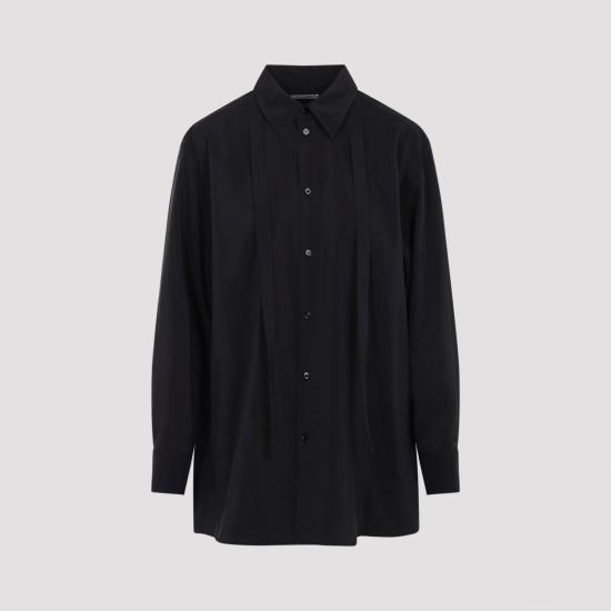 LEMAIRE Women Shirts SH1282 LF1308 BK999 BLACK