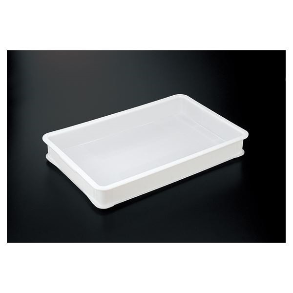 [10個セット] 抗菌 食品用コンテナー/パンコンテナー [大型浅] ナチュラル