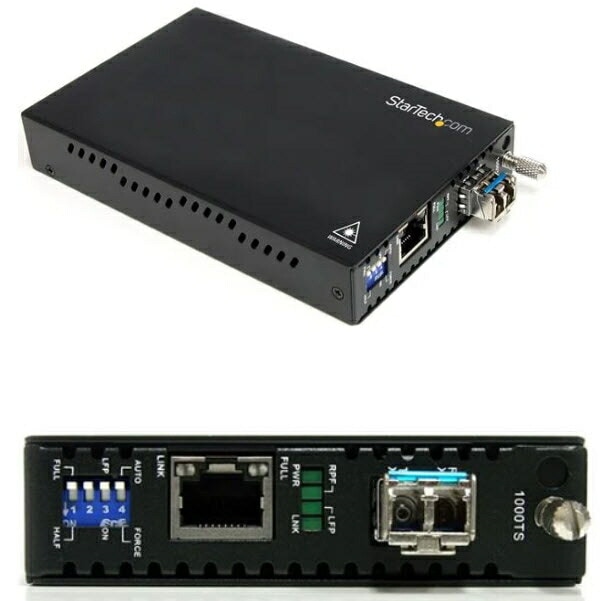 StarTech.com [ET91000LC2] ギガビットイーサネット1000Mbps対応光メデ