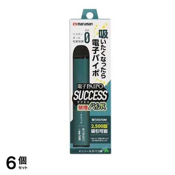 電子PAIPO SUCCESS メンソールタバコ味 1本入 6個セット