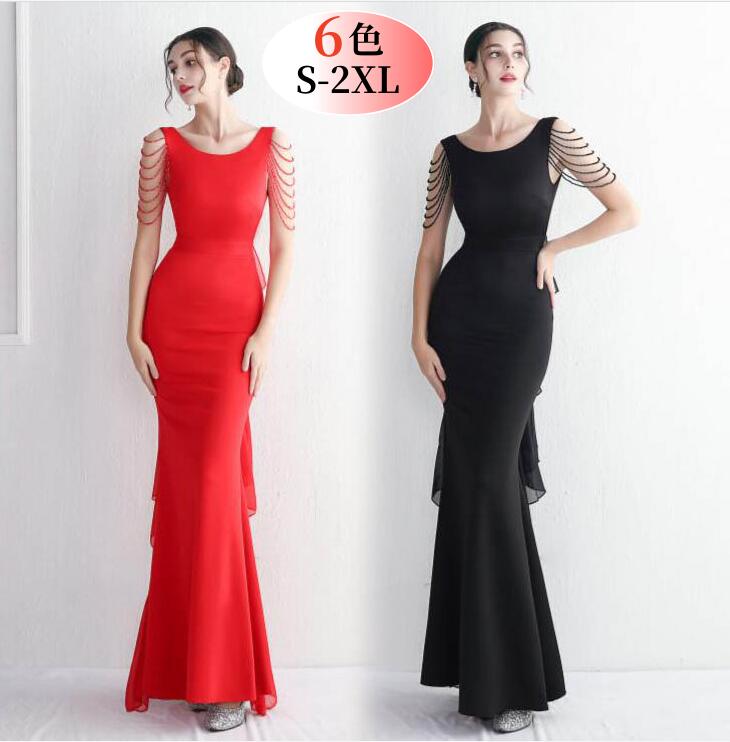 ウェディングドレス ロングドレス お花嫁 結婚式 ドレス タイト マーメイドライン 花嫁ドレス パーティードレス カラードレス フォーマルドレス 大人 ピアノ 発表会 成人式 忘年会 演奏会