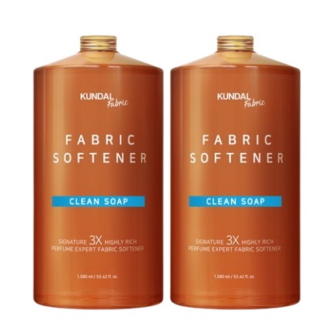 [1+1] 3x 超高濃度 香水 軟化剤 1580ml 4種択一 韓国式 衣類用 高容量 ソフナー 洗濯
