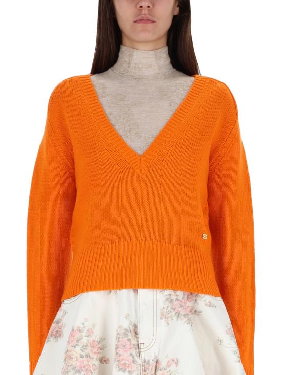 GANNI Women Sweater K2623 755 ORANGE
