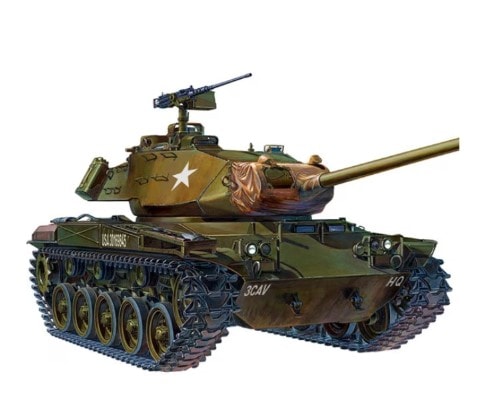 [1/35スケール] 米国. 軽戦車M41A3「ウォーカーブルドッグ」, アカデミープラモデル#T13285