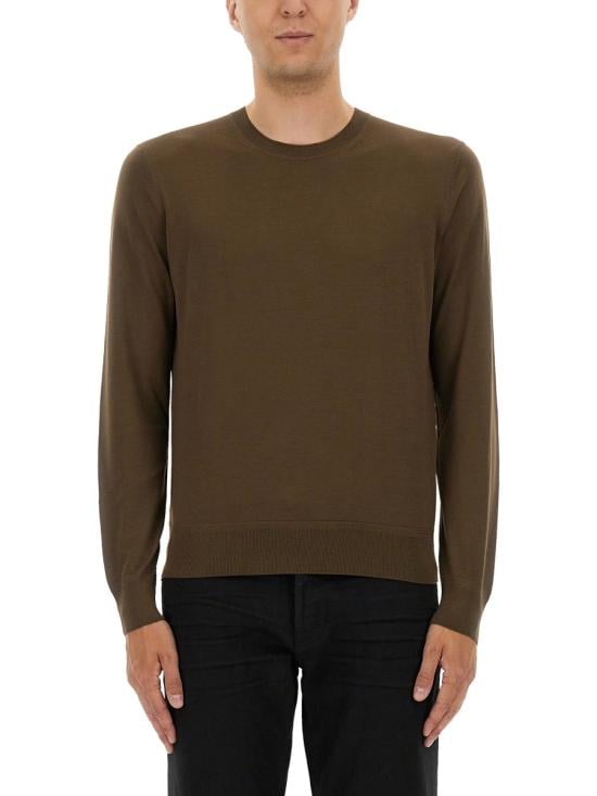 TOMFORD Men Sweater KCL006 YMW103IG206 BROWN