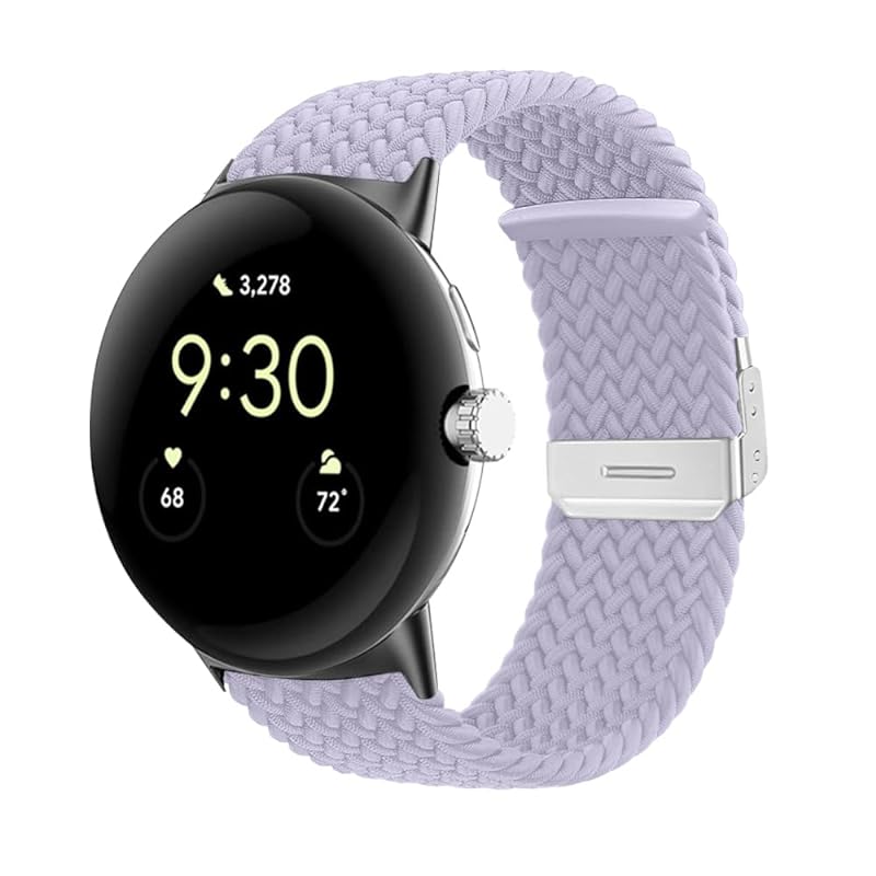 [LuFiYa] バンド For Google Pixel Watch 2/Google Pixel Watch 対応 時計バンド バンド ナイロン スポーツバンド 編組バンド 伸縮性 速乾性 交換ベ