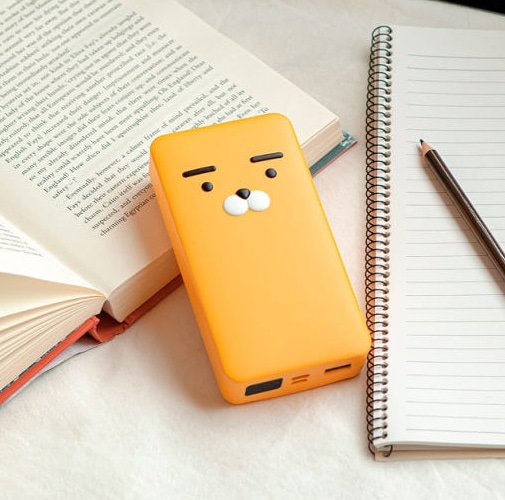 カカオフレンズ 四角 PD 補助バッテリー 20000mAh (ライアン/380g軽量)