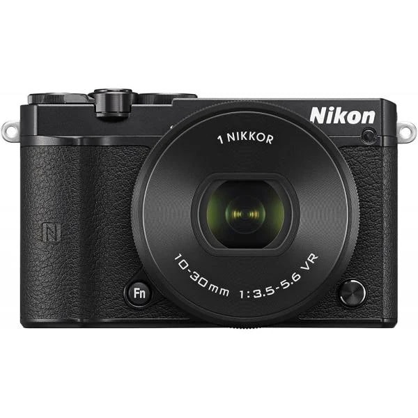 【中古】ニコン Nikon ミラーレス一眼 ニコン Nikon1 J5 標準パワーズームレンズキット ブラック J5HPLKBK