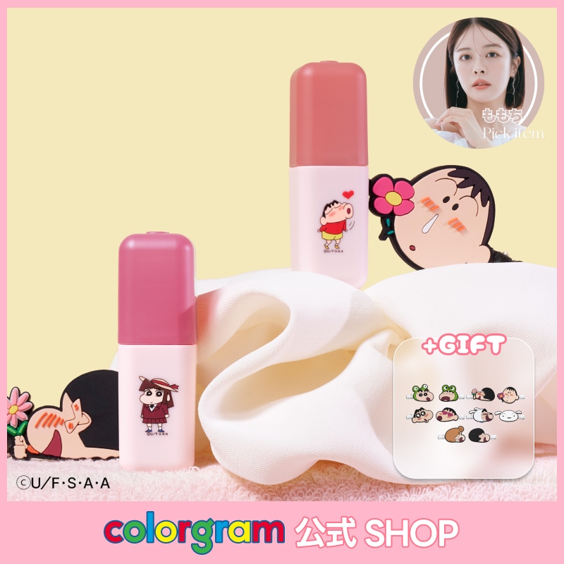 Qoo10] カラーグラム 【しんちゃんコラボ】【ヘアピン2種付き